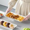 imageMALACASA 3 Tier Serving Trays for Party Porcelain Serving Platters and Trays 12 Inch Tiered Tray Stand Fruit Tray Trays for Serving Food White Dessert Stand with Collapsible Sturdier Metal RackWhite Gold