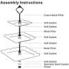 imageMALACASA 3Tier Cupcake Tower Stand Porcelain Square Dessert Stand Plate Snacks Tray Cheese Service Plates Cupcake Stand GreenLight Green