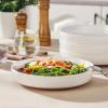 imageMALACASA 48 OZ Pasta Bowls Set of 4 Large Salad Serving Bowls for Kitchen Ceramic Soup Bowls Pasta Plates for Dinner Microwave Dishwasher Safe Khaki WhiteSeries TARAKhaki White
