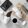 imageMALACASA Coffee Mugs Set of 4 Porcelain 16 OZ Mugs Set Marble Grey Ceramic Cups With Handle For Tea Juice Latte Cappuccino Cocoa DishwasherampampMicrowave Safe Series REG