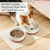 imageMALACASA Dog Bowls Ceramic Dog Food and Water Bowls for Small Size Dogs 15 Cups Capacity Pet Bowl for Puppy ampamp Cats S15 CupsL6 Cups