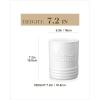 imageMALACASA Kitchen Utensil Holder 72 Large Cooking Utensil Holder for Kitchen Counter Ceramic Utensil Crock for Countertop White Farmhouse Utensils Organizer Series REG