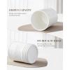imageMALACASA Kitchen Utensil Holder 72 Large Cooking Utensil Holder for Kitchen Counter Ceramic Utensil Crock for Countertop White Farmhouse Utensils Organizer Series REG