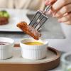 imageMALACASA Mini Ramekins 15 oz set of 24 Ramiken Ceramic Creme Brulee Ramekins White Custard Cups Small Dipping Bowls for Kitchen Serving Sauce Condiments Dishwasher Oven Safe Series RAMEKINDISH24 PCS