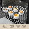 imageMALACASA Mini Ramekins 15 oz set of 24 Ramiken Ceramic Creme Brulee Ramekins White Custard Cups Small Dipping Bowls for Kitchen Serving Sauce Condiments Dishwasher Oven Safe Series RAMEKINDISH24 PCS
