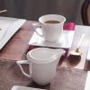 imageMALACASA Porcelain Creamer and Sugar Set Ivory White Serving Set for Coffee and Tea1Piece Milk Jug and 1Piece Sugar Pot with Lid Set of 3 Series FloraCARINA