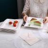 imageMALACASA Porcelain Party Plate Set for Dessert Dishes Salad Pasta Appetizer Serving