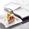 imageMALACASA Porcelain Party Plate Set for Dessert Dishes Salad Pasta Appetizer Serving