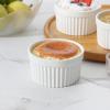imageMALACASA Ramekins 4 oz Oven Safe Porcelain Creme Brulee Ramekins Pudding Custard Cups Small Ceramic Souffle Dishes Ramakan Ramiken Ramicans Baking Bowls Set of 6 White Series RAMEKINDISH8 oz