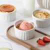 imageMALACASA Ramekins 4 oz Oven Safe Porcelain Creme Brulee Ramekins Pudding Custard Cups Small Ceramic Souffle Dishes Ramakan Ramiken Ramicans Baking Bowls Set of 6 White Series RAMEKINDISH10 oz
