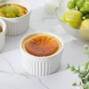 imageMALACASA Ramekins 4 oz Oven Safe Porcelain Creme Brulee Ramekins Pudding Custard Cups Small Ceramic Souffle Dishes Ramakan Ramiken Ramicans Baking Bowls Set of 6 White Series RAMEKINDISH12 oz