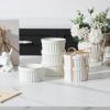 imageMALACASA Ramekins 4 oz Oven Safe Porcelain Creme Brulee Ramekins Pudding Custard Cups Small Ceramic Souffle Dishes Ramakan Ramiken Ramicans Baking Bowls Set of 6 White Series RAMEKINDISH8 oz