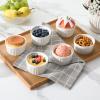 imageMALACASA Ramekins 4 oz Oven Safe Porcelain Creme Brulee Ramekins Pudding Custard Cups Small Ceramic Souffle Dishes Ramakan Ramiken Ramicans Baking Bowls Set of 6 White Series RAMEKINDISH4 oz