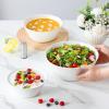 imageMALACASA Serving Bowls 105 OZ Large Salad Bowls Set of 2 Porcelain White Bowls for Kitchen Large Bowl for Salad Soup Pho and Fruit Ceramic Serving Bowls for Party Microwave Safe Series RegularWhite