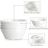 imageMALACASA Serving Bowls 105 OZ Large Salad Bowls Set of 2 Porcelain White Bowls for Kitchen Large Bowl for Salad Soup Pho and Fruit Ceramic Serving Bowls for Party Microwave Safe Series RegularWhite