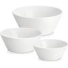 imageMALACASA Serving Bowls 105 OZ Large Salad Bowls Set of 2 Porcelain White Bowls for Kitchen Large Bowl for Salad Soup Pho and Fruit Ceramic Serving Bowls for Party Microwave Safe Series RegularWhite