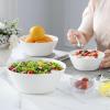 imageMALACASA Serving Bowls 105 OZ Large Salad Bowls Set of 2 Porcelain White Bowls for Kitchen Large Bowl for Salad Soup Pho and Fruit Ceramic Serving Bowls for Party Microwave Safe Series RegularWhite