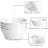 imageMALACASA Serving Bowls 105 OZ Large Salad Bowls Set of 2 Porcelain White Bowls for Kitchen Large Bowl for Salad Soup Pho and Fruit Ceramic Serving Bowls for Party Microwave Safe Series RegularWhite