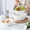 imageMALACASA Serving Bowls 105 OZ Large Salad Bowls Set of 2 Porcelain White Bowls for Kitchen Large Bowl for Salad Soup Pho and Fruit Ceramic Serving Bowls for Party Microwave Safe Series RegularWhite
