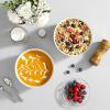 imageMALACASA Serving Bowls 114 OZ10quot Extra Large Salad Bowls Set of 2 Porcelain White Serving Bowls for Salad Soup Pasta and Dinner Large Ceramic Bowl Set for Entertaining Series REGULARMarble Grey