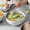 imageMALACASA Serving Bowls 114 OZ10quot Extra Large Salad Bowls Set of 2 Porcelain White Serving Bowls for Salad Soup Pasta and Dinner Large Ceramic Bowl Set for Entertaining Series REGULARMarble Grey
