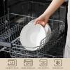 imageMALACASA Serving Bowls 114 OZ10quot Extra Large Salad Bowls Set of 2 Porcelain White Serving Bowls for Salad Soup Pasta and Dinner Large Ceramic Bowl Set for Entertaining Series REGULARIvory White