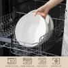 imageMALACASA Serving Bowls 114 OZ10quot Extra Large Salad Bowls Set of 2 Porcelain White Serving Bowls for Salad Soup Pasta and Dinner Large Ceramic Bowl Set for Entertaining Series REGULARIvory White