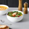 imageMALACASA Serving Bowls 114 OZ10quot Extra Large Salad Bowls Set of 2 Porcelain White Serving Bowls for Salad Soup Pasta and Dinner Large Ceramic Bowl Set for Entertaining Series REGULARIvory White