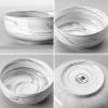 imageMALACASA Serving Bowls 114 OZ10quot Extra Large Salad Bowls Set of 2 Porcelain White Serving Bowls for Salad Soup Pasta and Dinner Large Ceramic Bowl Set for Entertaining Series REGULARMarble Grey