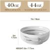 imageMALACASA Serving Bowls 114 OZ10quot Extra Large Salad Bowls Set of 2 Porcelain White Serving Bowls for Salad Soup Pasta and Dinner Large Ceramic Bowl Set for Entertaining Series REGULARMarble Grey