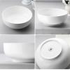 imageMALACASA Serving Bowls 114 OZ10quot Extra Large Salad Bowls Set of 2 Porcelain White Serving Bowls for Salad Soup Pasta and Dinner Large Ceramic Bowl Set for Entertaining Series REGULARIvory White