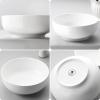 imageMALACASA Serving Bowls 114 OZ10quot Extra Large Salad Bowls Set of 2 Porcelain White Serving Bowls for Salad Soup Pasta and Dinner Large Ceramic Bowl Set for Entertaining Series REGULARIvory White