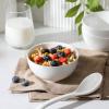 imageMALACASA Small White Ceramic Bowls Set of 8 14 OZ Compact Dessert Bowls Rice Bowls Set Ceramic Bowl for Ice Cream Soup Cereal Side Dishes Dishwasher ampamp Microwave SafeWhite