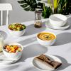 imageMALACASA Small White Ceramic Bowls Set of 8 14 OZ Compact Dessert Bowls Rice Bowls Set Ceramic Bowl for Ice Cream Soup Cereal Side Dishes Dishwasher ampamp Microwave SafeWhite