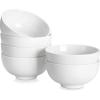 imageMALACASA Small White Ceramic Bowls Set of 8 14 OZ Compact Dessert Bowls Rice Bowls Set Ceramic Bowl for Ice Cream Soup Cereal Side Dishes Dishwasher ampamp Microwave SafeWhite