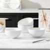 imageMALACASA Small White Ceramic Bowls Set of 8 14 OZ Compact Dessert Bowls Rice Bowls Set Ceramic Bowl for Ice Cream Soup Cereal Side Dishes Dishwasher ampamp Microwave SafeWhite