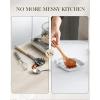 imageMALACASA Spoon Rest Large Spoon Rests for Stove Top Porcelain Spoon Holder for Kitchen Counter Utensils Rests Cooking Spoon Holders for Spatula Ladle Tongs Marble Grey Series REGULARMarble Grey