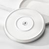 imageMALACASA 24 Pieces Porcelain Dinnerware Set Modern White Dish Set for 6 Premium Serving Plates and Bowls Sets Chip and Scratch Resistant Dishware Sets Kitchen Dishes Dining Ware Set Series LEAHIvory White