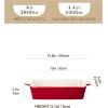 imageMALACASA 44 QT Baking Dish 9x13 Large Casserole Dish for Oven Ceramic Baking Pan Rectangular Lasagna Pan Deep with Handles for Baking Durable Microwave Oven Safe Blue Series BAKEBAKERed