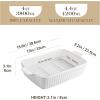 imageMALACASA 44 QT Baking Dish 9x13 Large Casserole Dish for Oven Ceramic Baking Pan Rectangular Lasagna Pan Deep with Handles for Baking Durable Microwave Oven Safe Blue Series BAKEBAKEWhitewith Rack