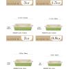 imageMALACASA Bakeware Set of 4 Porcelain Baking Pans Set for Oven Casserole Dish Ceramic Rectangular Baking Dish Lasagna Pans for Cooking Cake Kitchen Green 94quot111quot122quot147quot Series BAKEBAKEGreen