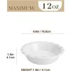 imageMALACASA Ceramic Mini Pie Pans Set of 6 6 Inch Pie Plates for Baking with Ruffled Edge Small Quiche Baking Dish Pans Tart Pans Individual Pot Pie Plates Microwave ampamp Oven Safe Khaki WhiteWhite