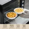 imageMALACASA Ceramic Mini Pie Pans Set of 6 6 Inch Pie Plates for Baking with Ruffled Edge Small Quiche Baking Dish Pans Tart Pans Individual Pot Pie Plates Microwave ampamp Oven Safe Khaki WhiteWhite