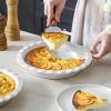 imageMALACASA Ceramic Pie Pan Pie Pan for Baking 9 Inch 40 OZ Pie Plate Round Pie Dish for Baking Fluted Pie Dish Baking Pan Non Stick Deep Pie Dishes for Quiche Apple Pies Pot Pies Tart etc2 Pieces