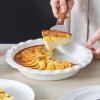 imageMALACASA Ceramic Pie Pan Pie Pan for Baking 9 Inch 40 OZ Pie Plate Round Pie Dish for Baking Fluted Pie Dish Baking Pan Non Stick Deep Pie Dishes for Quiche Apple Pies Pot Pies Tart etc1 Piece