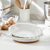 imageMALACASA Ceramic Pie Pan for Baking  9 Inch Quiche Baking Dish Nonstick Pie Plate Deep Dish ScratchResistant Pie Pan for Apple Pie Pot Pie Series TARA2pcs