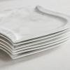 imageMALACASA Dinner Plates Set of 6 1025 Marble Grey Square Plates Set Large Porcelain Serving Dishes Dinner Plate Set for Salad Pasta and Dessert Series Elvira