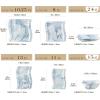 imageMALACASA Dinnerware Sets 30Piece Pink Plates and Bowls Sets for 6 Porcelain Dinnerware Set with Plates and Bowls Cups and Sacuers Square Dish Set Modern Dining Ware Set Series FloraBlue