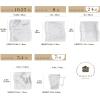 imageMALACASA Ivory White Dinnerware Set 12 Pieces  Porcelain Dinner Plates Dessert Plates and Bowls Square Flora PatternMarble Grey