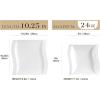 imageMALACASA Plates and Bowls Sets12Piece Ivory White Plate Set for 6 Porcelain Dinnerware Set with Plates and Bowls Kitchen Dish Set Microwave Safe Series Flora